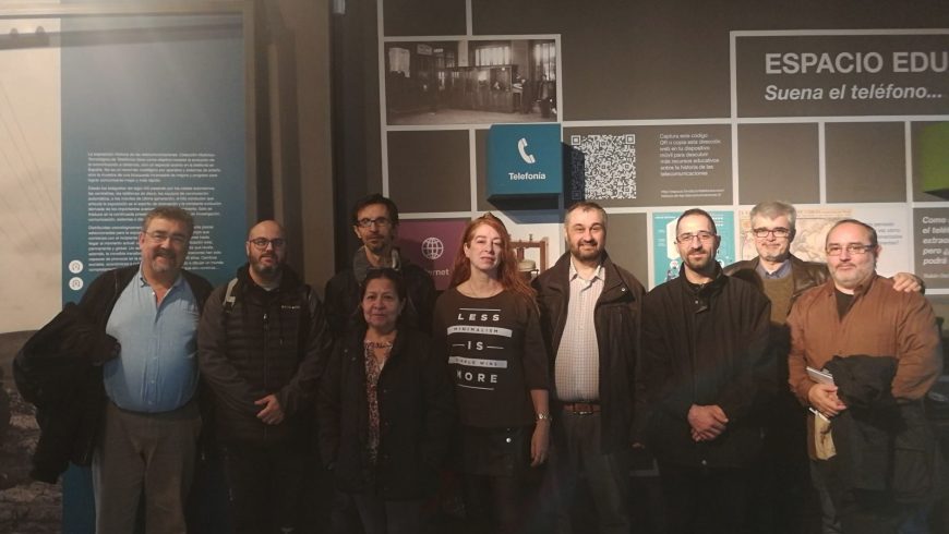 Nuestros alumn@s disfrutan en la Fundación Telefónica de Madrid
