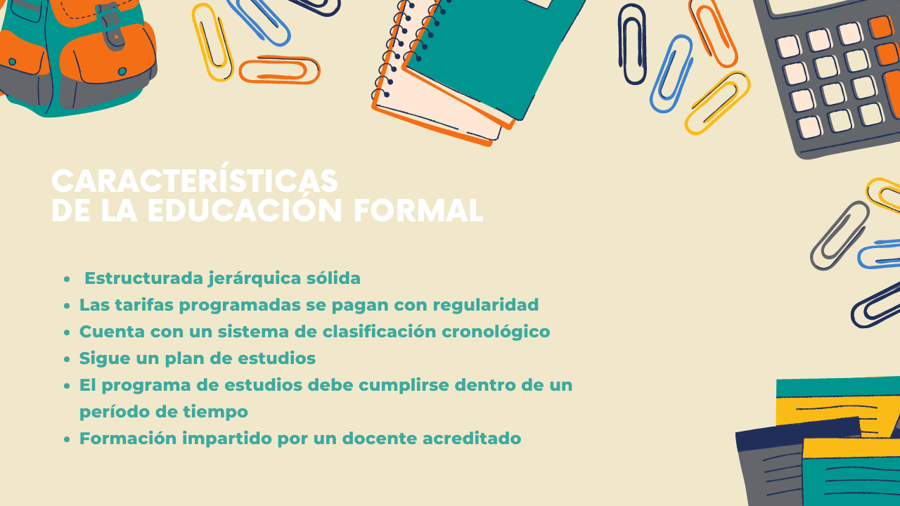 Aprendizaje formal