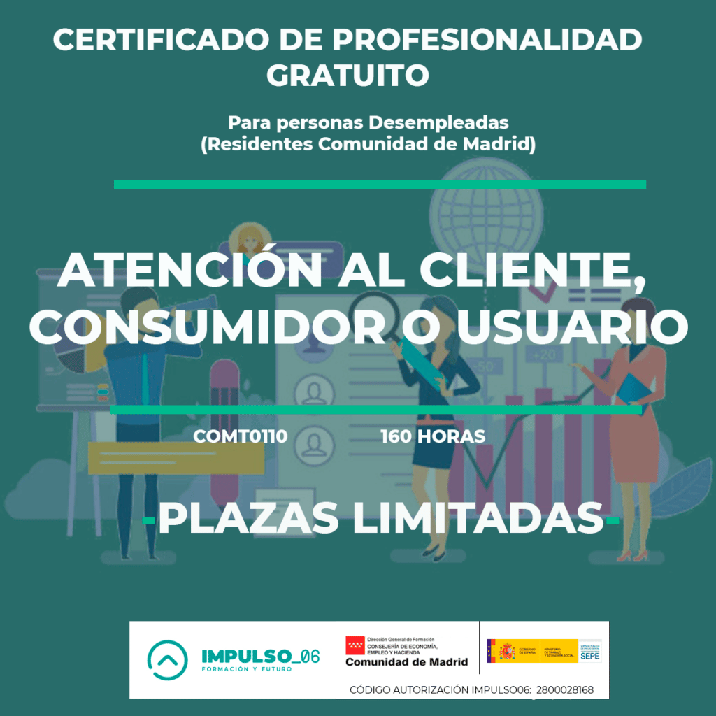 curso gratis Atención al cliente, consumidor o usuario