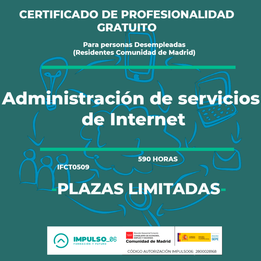 curso gratis de Administración de servicios de internet