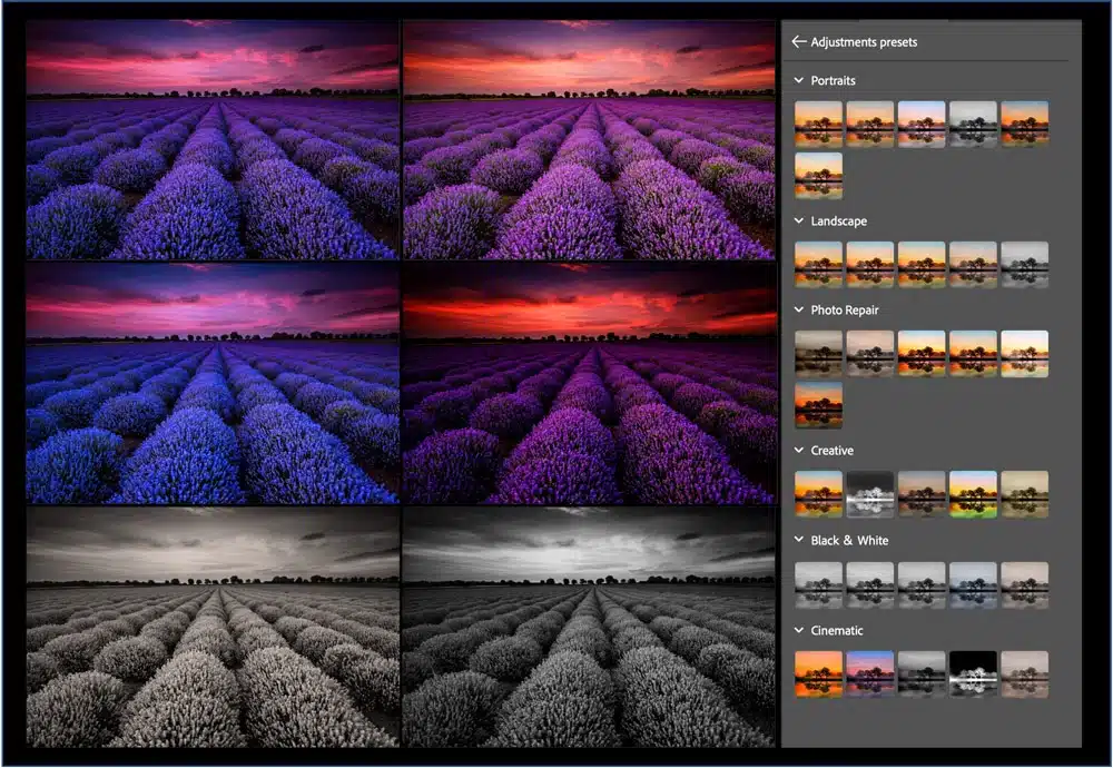 Nuevos ajustes Inteligencia artificial de Photoshop