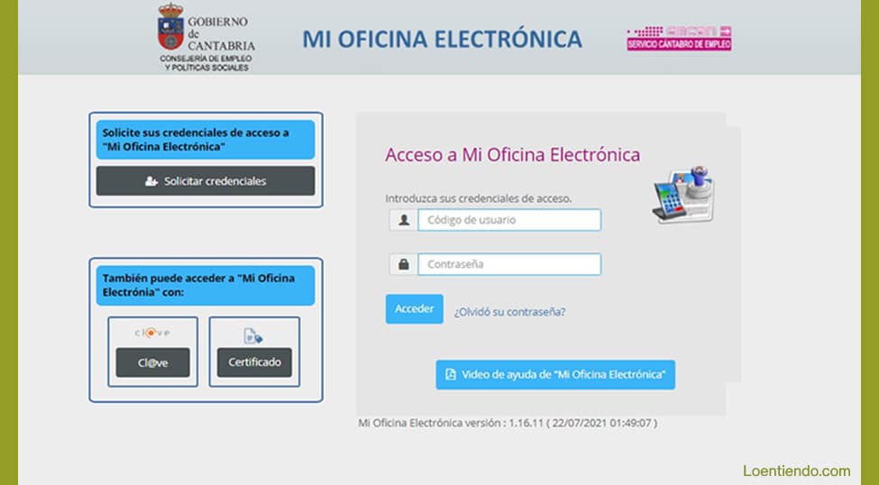 renovar demanda de empleo en cantabria