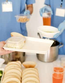 El servicio de comidas en centros sanitarios y sociosanitarios