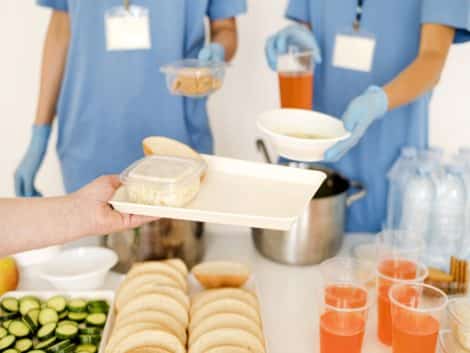 El servicio de comidas en centros sanitarios y sociosanitarios