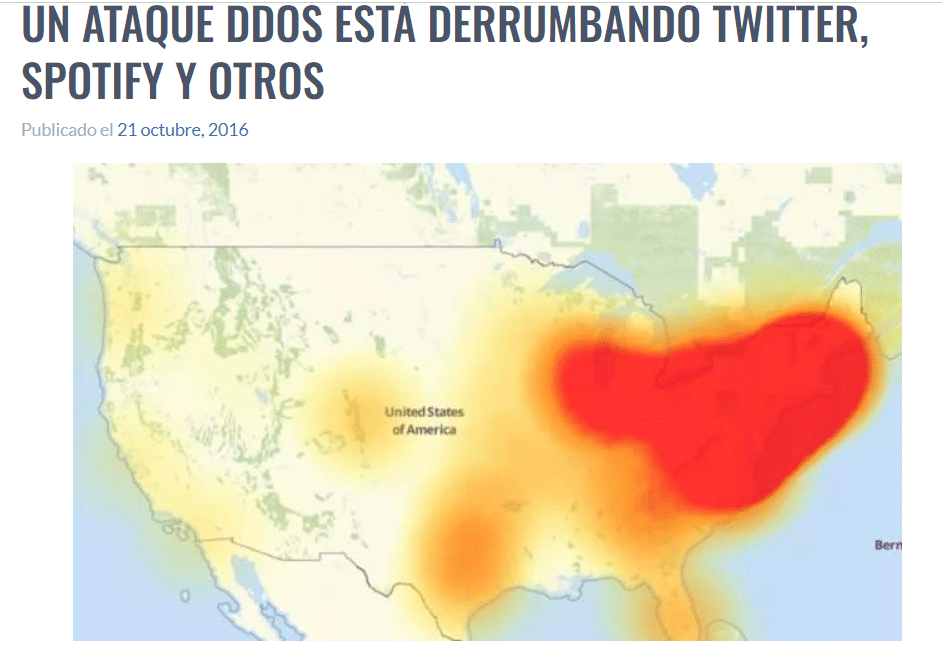 ataque ddos 2016 a internet