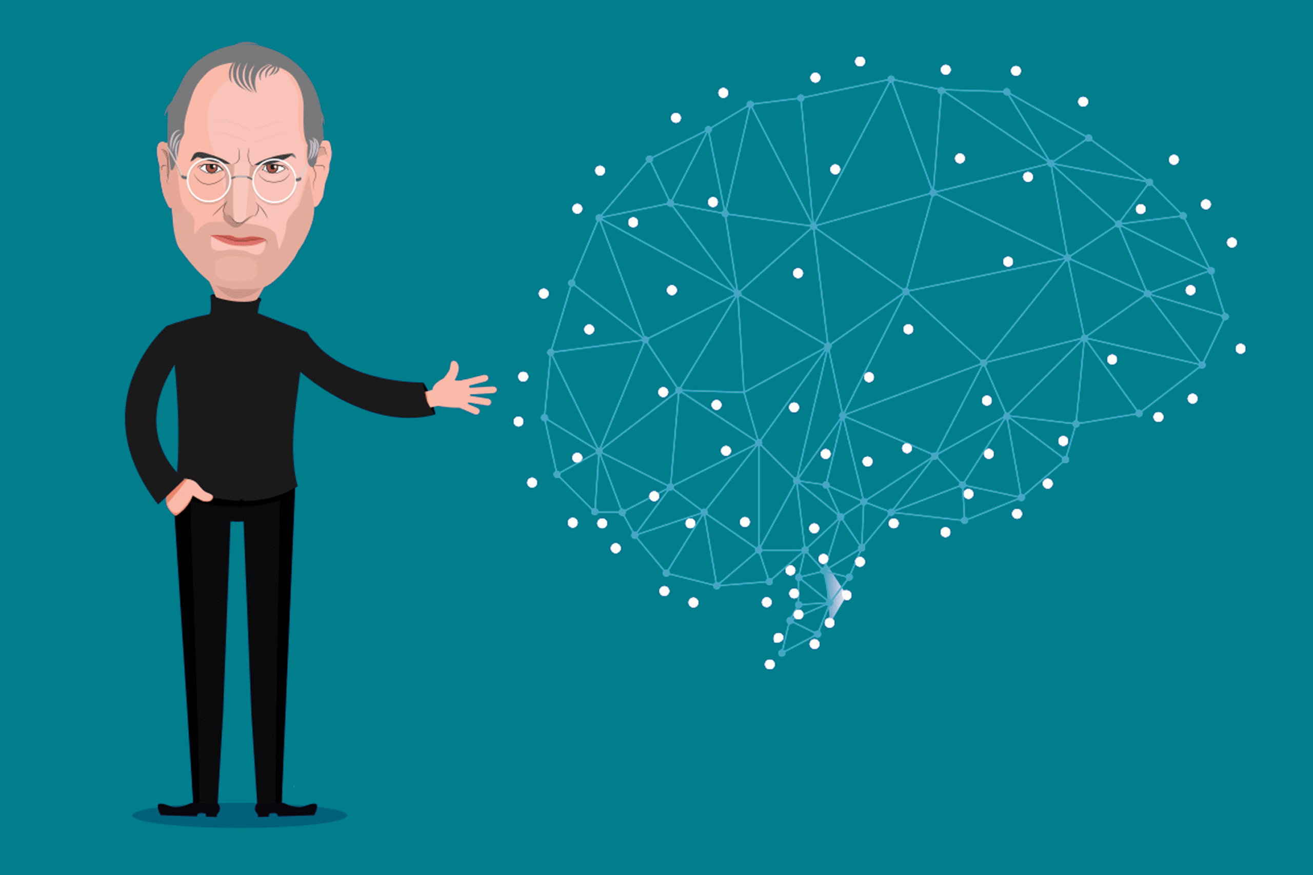 Cómo ser más creativo gracias al método de los puntos de Steve Jobs