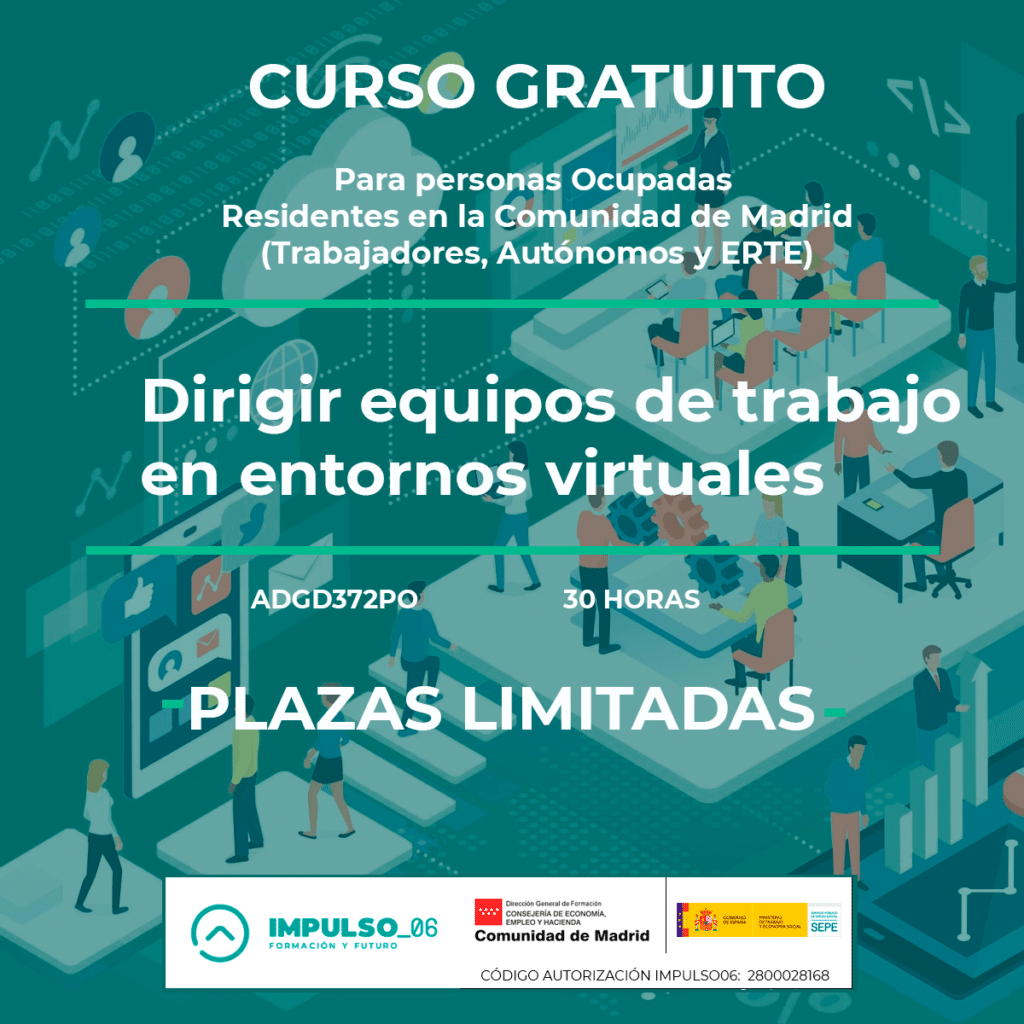 Dirigir equipos de trabajo en entornos virtuales
