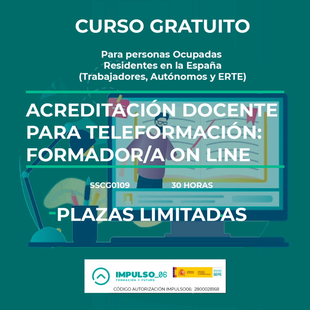 curso gratis de ACREDITACIÓN DOCENTE PARA TELEFORMACIÓN