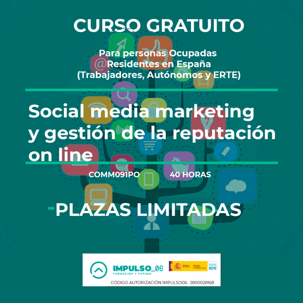 curso gratis de Social media marketing y gestión de la reputación on line