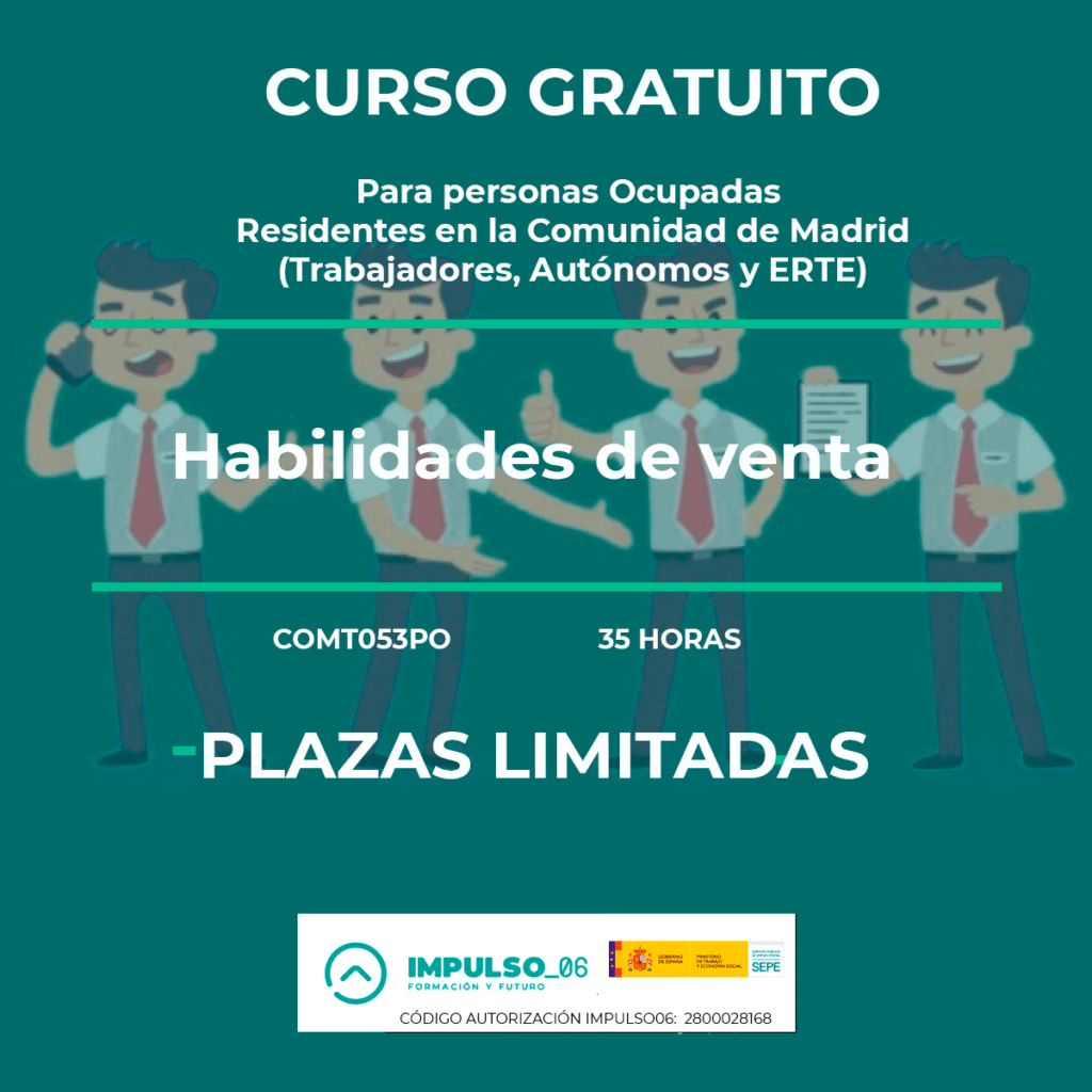 curso gratis de habilidades de venta