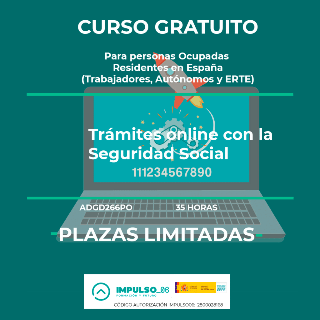 curso gratis de tramites online con la seguridad social