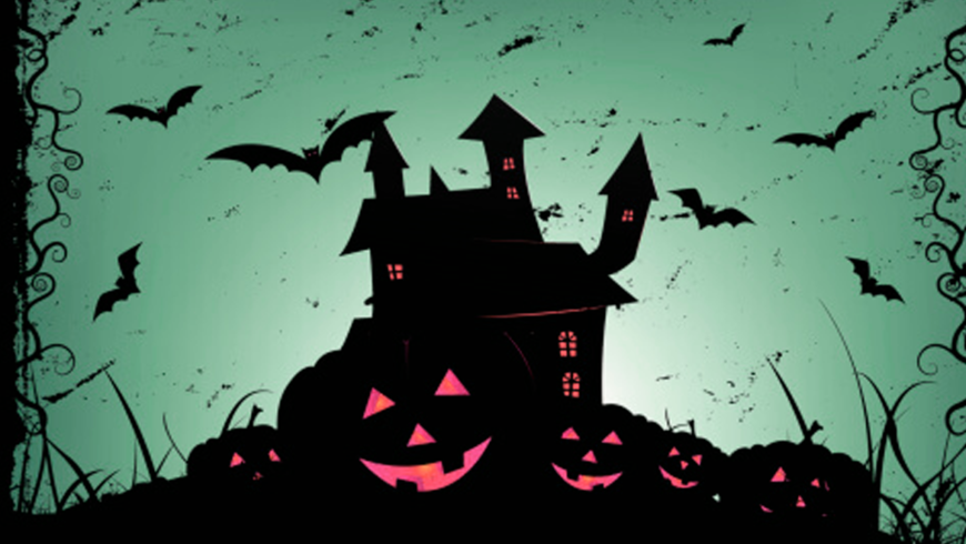 Actividad en el aula de escritura creativa especial Halloween continúa la historia