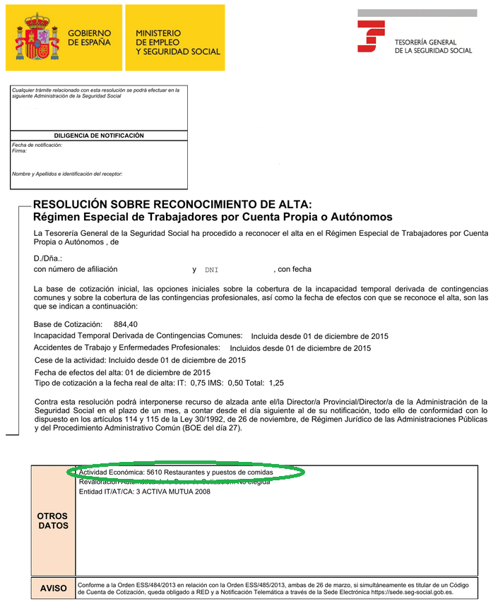 Autónomos - Cómo saber en el sector en el que trabajas y para qué sirve