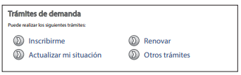 tramites de demanda