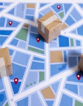 Optimización de rutas de reparto a domicilio