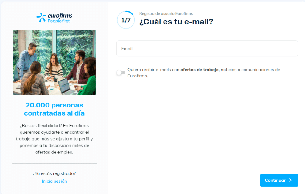 enviar curriculum a ETT Eurofirms