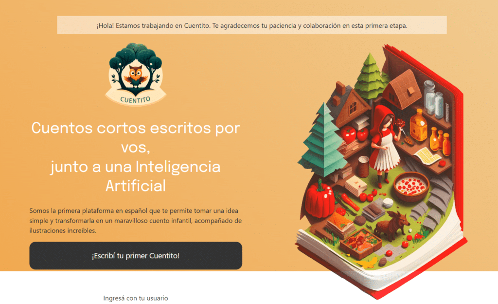Cuentito Inteligencia Artificial para educación