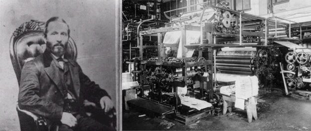 15 inventores que lo dieron todo: William Bullock La imprenta rotativa que terminó en tragedia_
