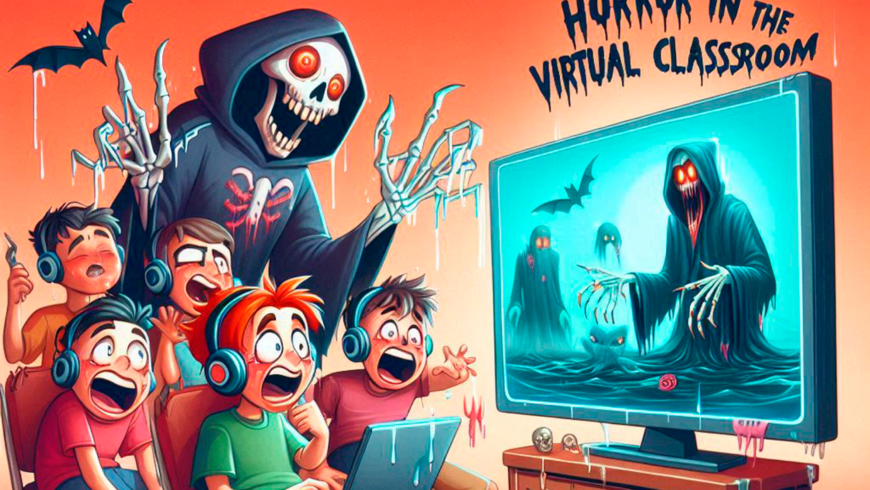 Terror en el Aula Virtual: Historias que te harán sudar… ¡de risa!