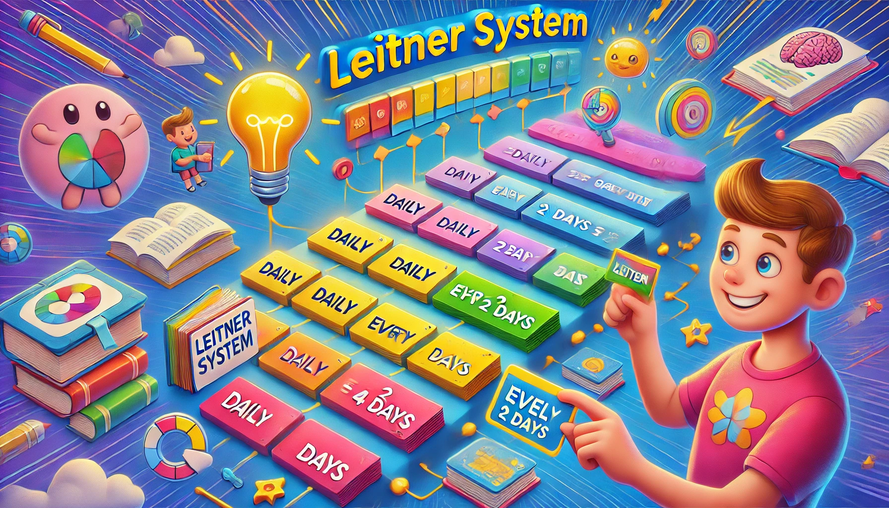 CÓMO FUNCIONA EL MÉTODO LEITNER