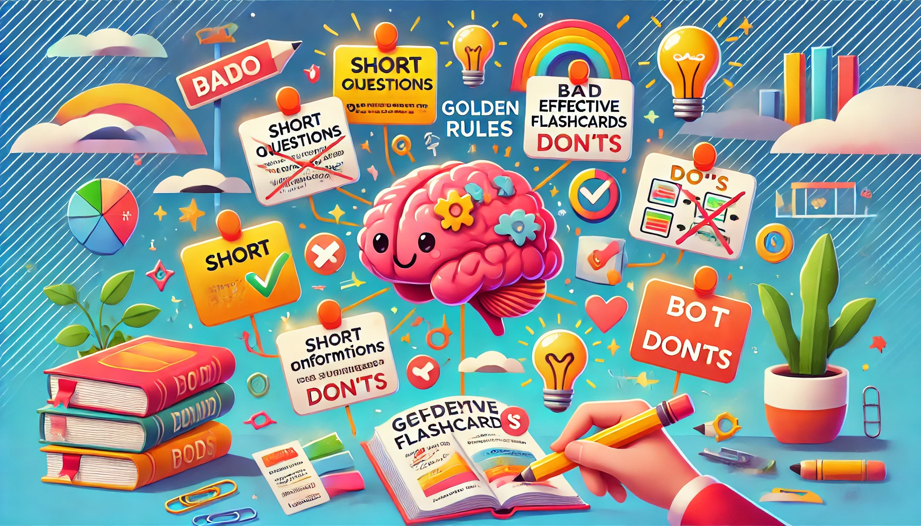 REGLAS DE ORO PARA HACER FLASHCARDS ÚTILES Método Leitner