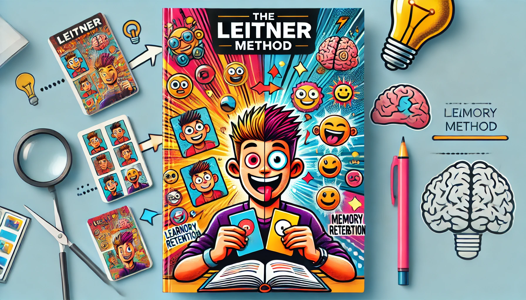 Usa memes o referencias divertidas Método Leitner