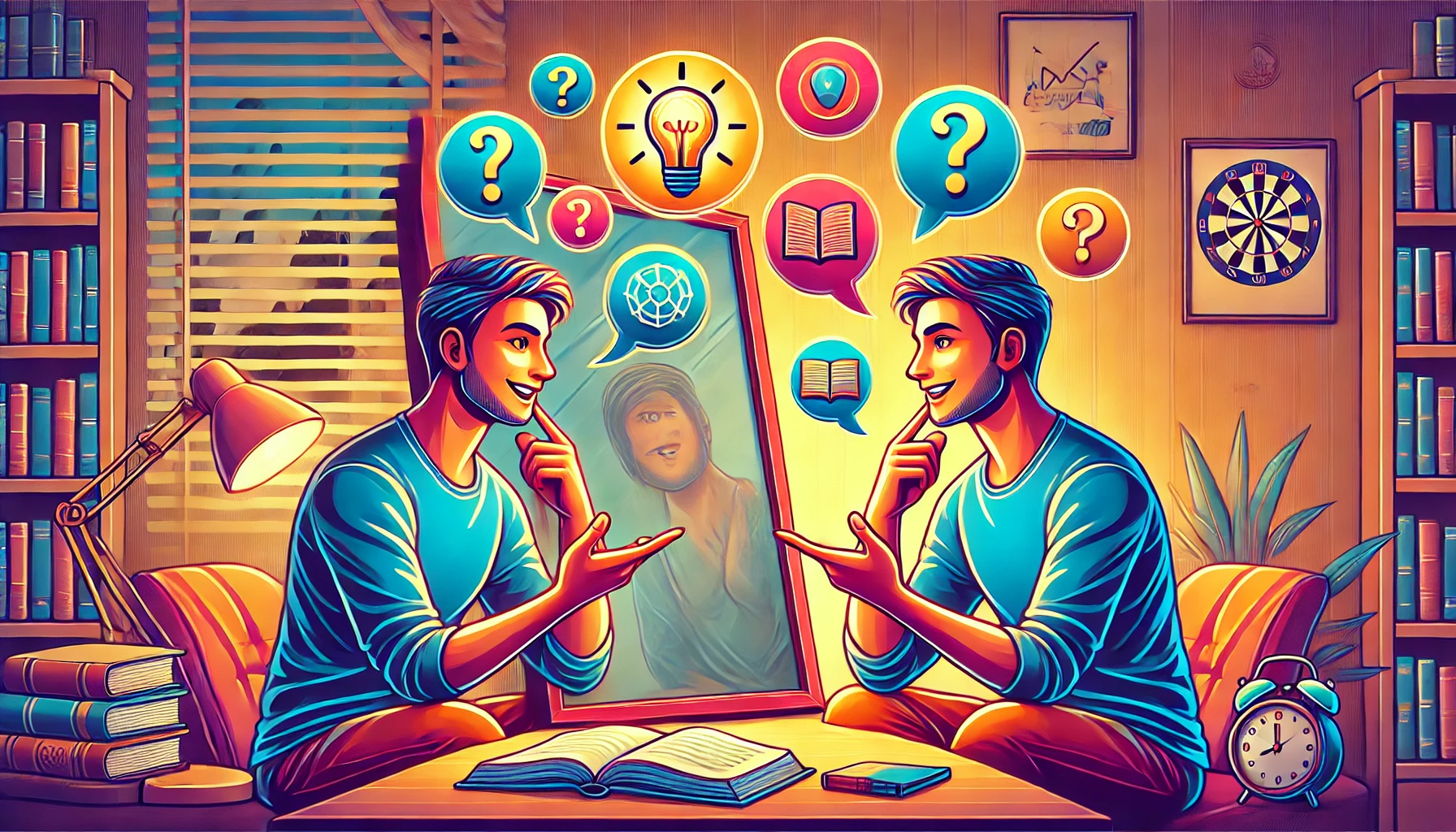 enséñaselo a otro (o a ti mismo en voz alta)