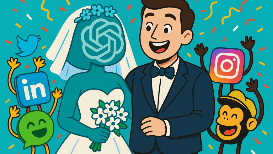 Me casé con ChatGPT y esto fue lo que pasó (spoiler: ya no me deja en visto)