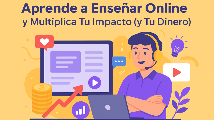 Aprender a Enseñar Online y Multiplica Tu Impacto (y Tu Dinero) 💸