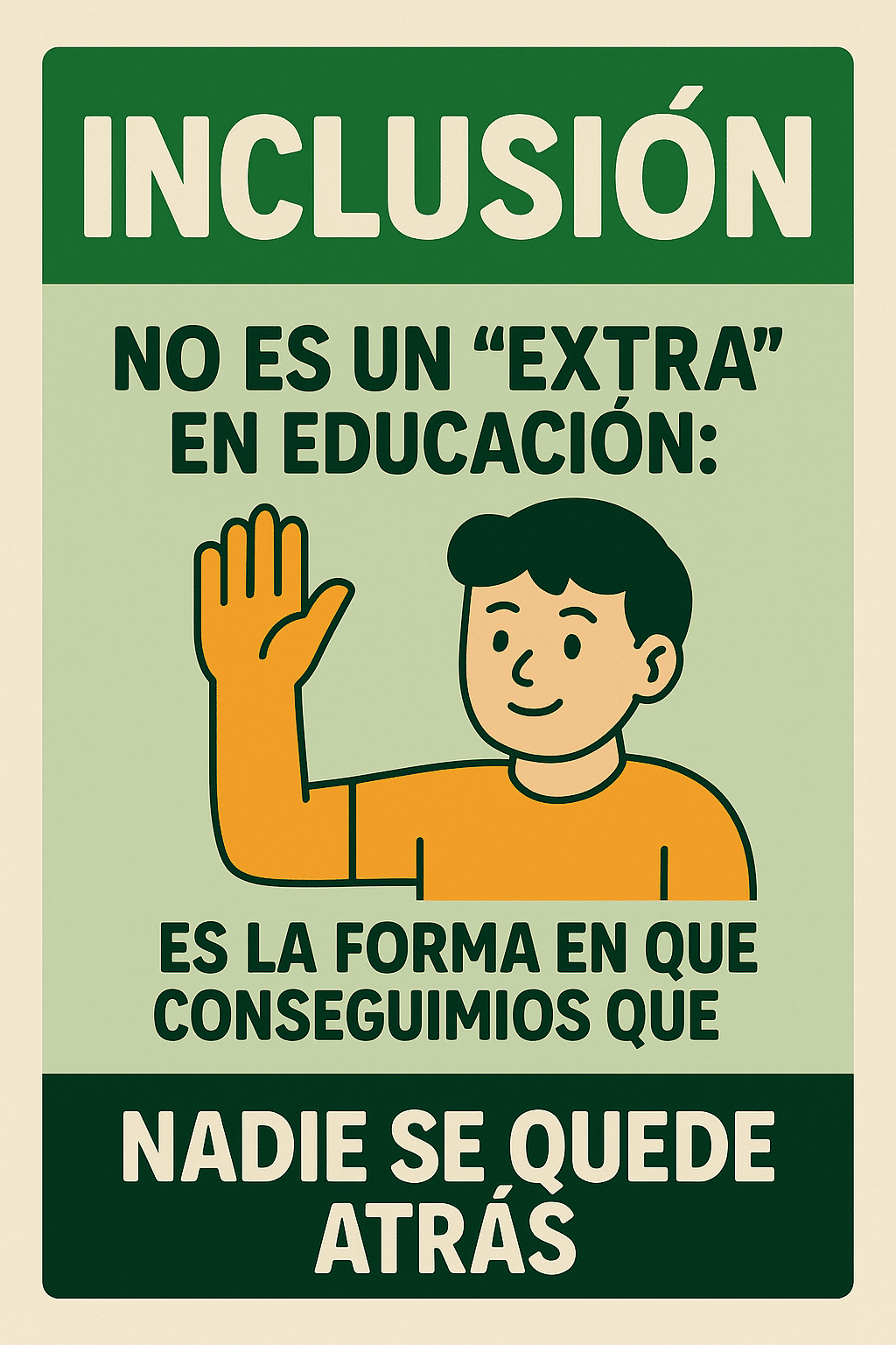 Autismo en el aula La inclusión no es un extra en educación es la forma en que conseguimos que nadie se quede atrás
