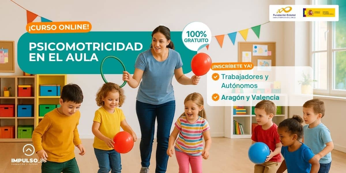 Curso gratis de PSICOMOTRICIDAD EN EL AULA