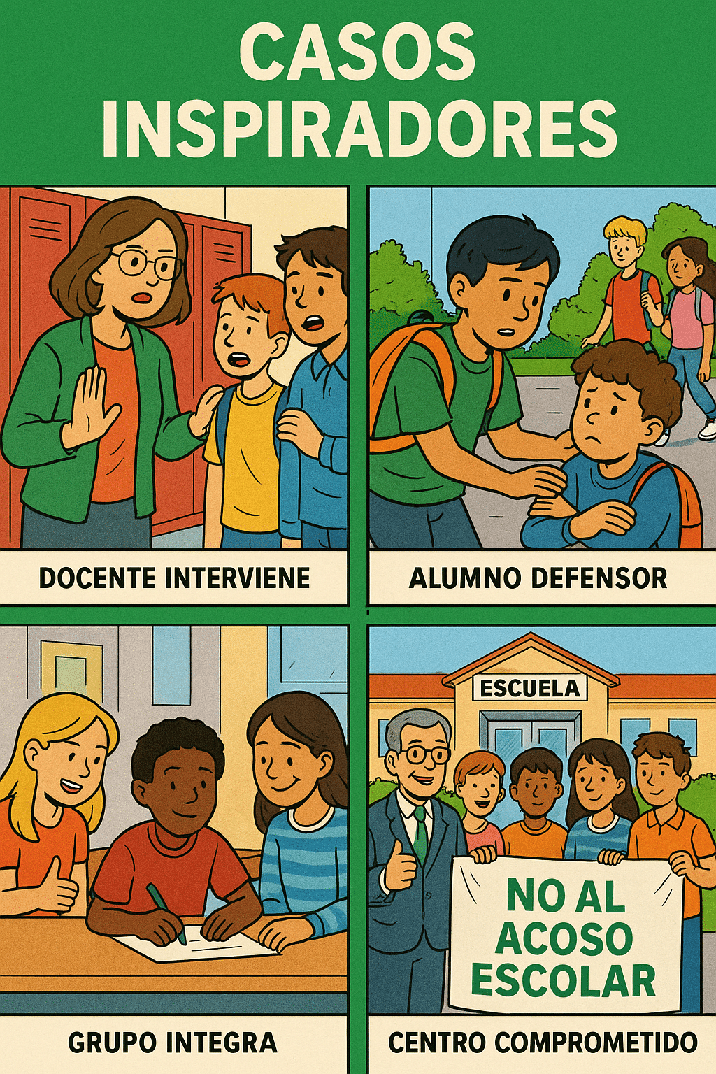 casos inspiradores contra el acoso escolar