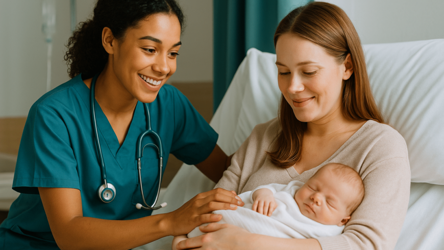 10 cosas que hacen los auxiliares en maternidad (y que cambian la vida de madres y bebés)