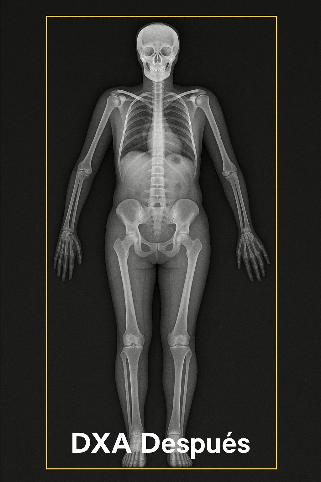 Imagen densitometría DXA después