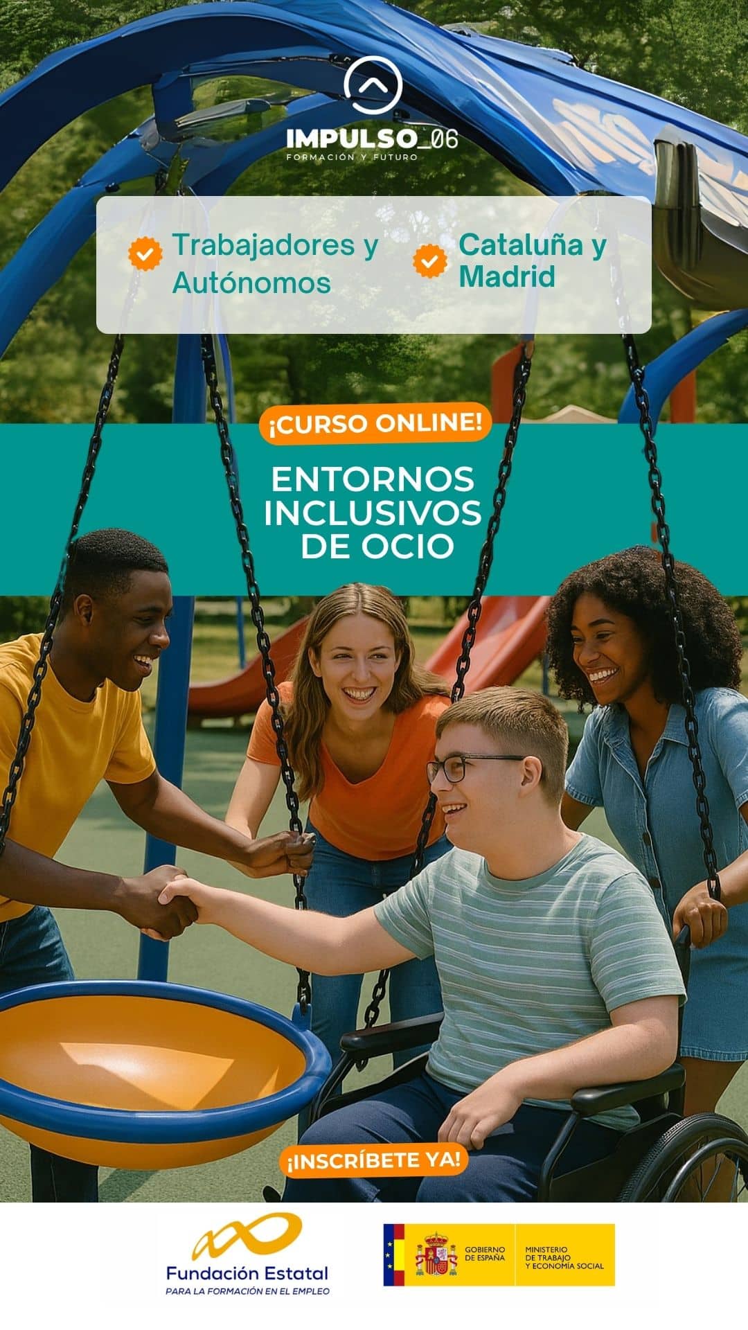 Curso gratuito de Entornos inclusivos de Ocio 