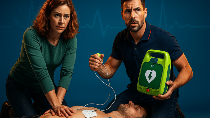 La guía definitiva (y amena) para salvar una vida con un desfibrilador externo