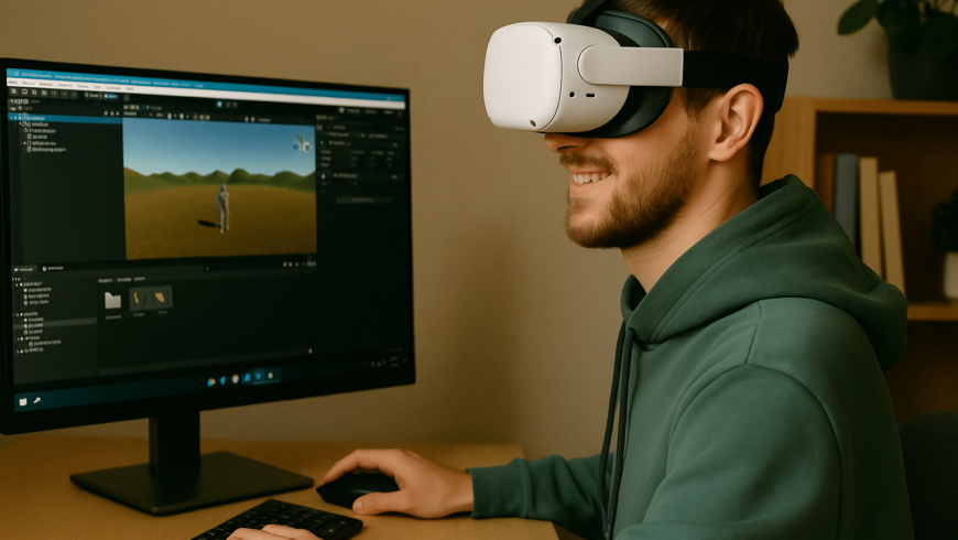 ¿Quieres trabajar en la industria gamer? Fórmate con UNITY 3D y VR y da el salto