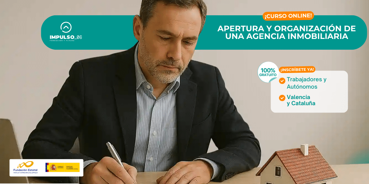 Curso gratis de apertura y organización de una agencia inmobiliaria