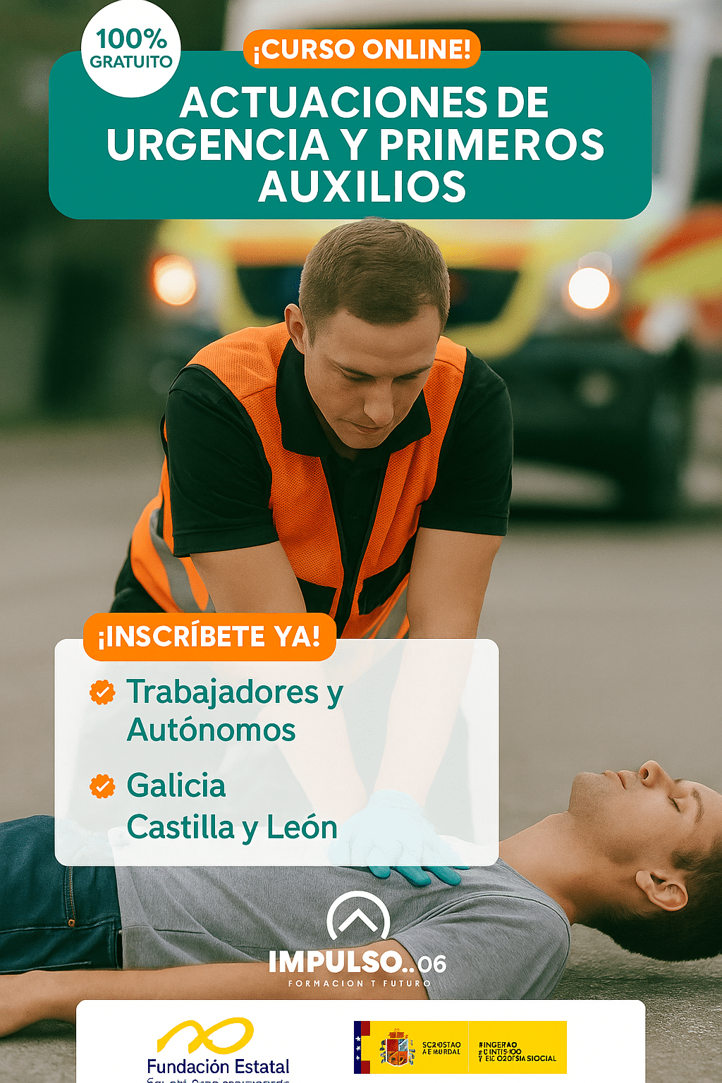 curso gratis de Actuaciones de Urgencia y Primeros Auxilios