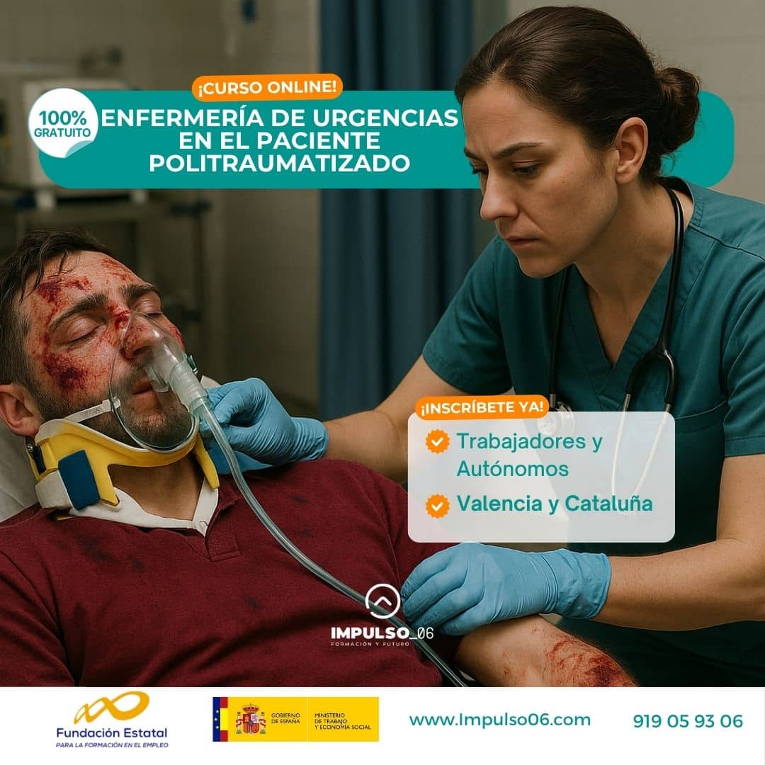 Curso gratuito Enfermería de Urgencias en el Paciente Politraumatizado